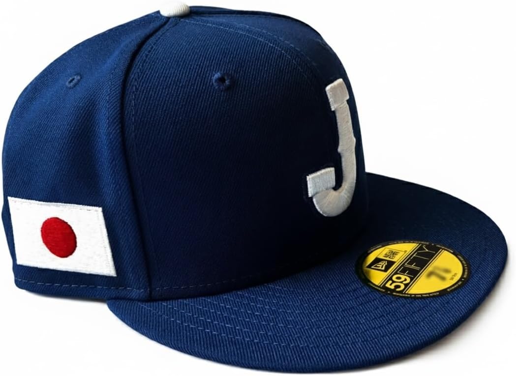 MLB WBC 2026 侍ジャパン Jロゴ サムライブルー 59FIFTY オフィシャルキャップ, サイズ 7 34