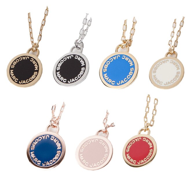 ネックレス ロゴ ディスク エナメル アクセサレディース m0008546