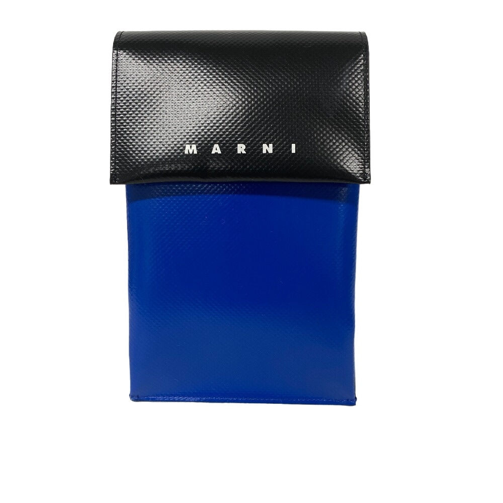 フォンケース TEMI0004A4 P3572 Z2O28 PVC ショルダーバッグ ブルー ユニセックス ブランド