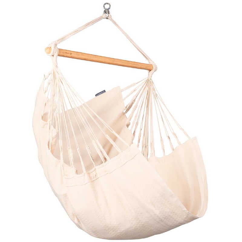 LASIESTA　キャンプ用品 ハンモックチェア コンパクトベーシック ハバナ オーガニックコットン ラテ　HAC14_X1