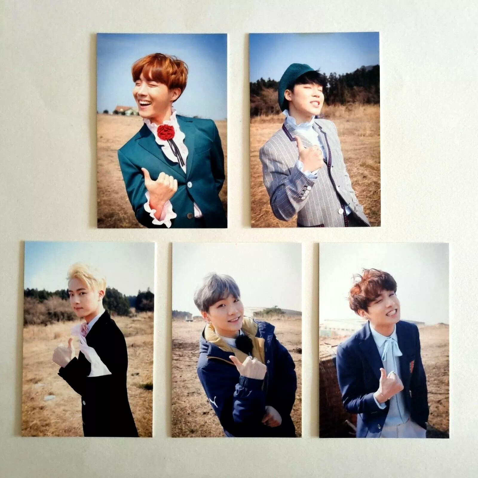 BTS Fire Broadcast Official Photocard Young Forever Jin Suga J-Hope 公式フォトカード