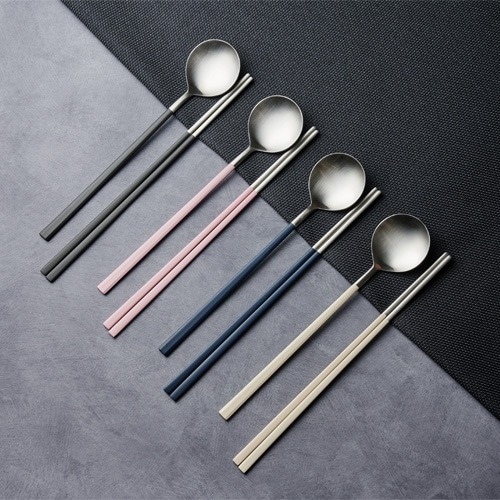 スクラッチに強いカラーのスプーンセット 4色セット