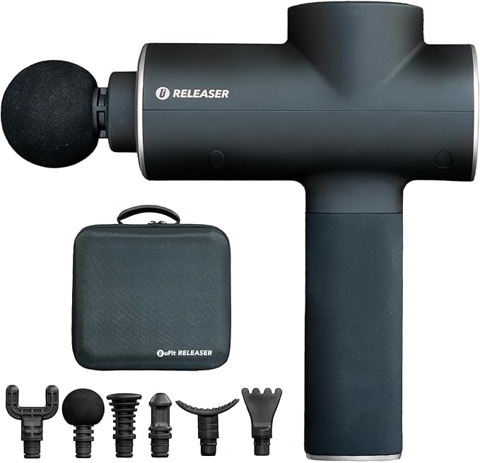 RELEASER マッサージガン 強力 10mm 振幅 静音 プロアスリート 水谷隼 オードリー 春日 愛用 日本 国内メーカー 振動レベル 4段階 最大振動 3000回 使い方動画 プレゼント