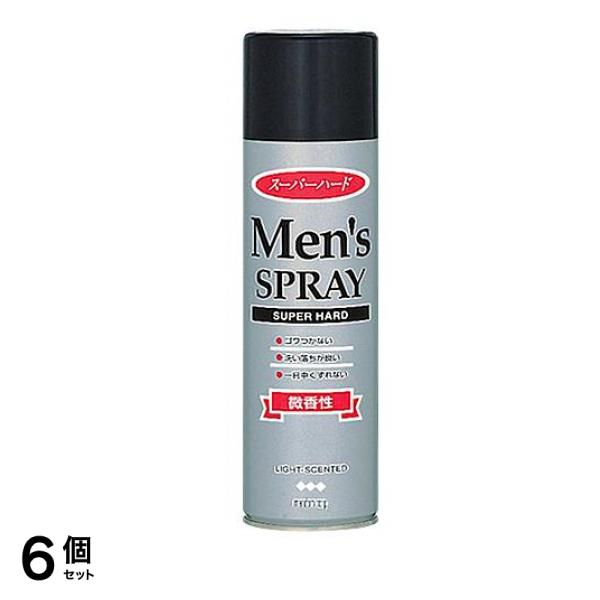 マンダム メンズヘアスプレー スーパーハード 微香性 275g 6個セット