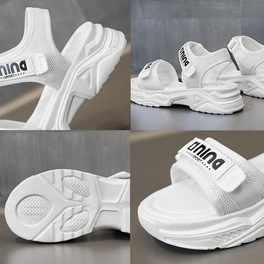 本日限定 ベルクロレディース スニーカ 厚底スポーツサンダル 人気 ウォーキングシューズスニーカースリッポン厚底スニーカー 4,239円