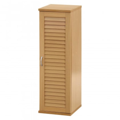 不二貿易 C/D:70746 スリムシューズボックス ルーバー扉 NA SB3090 RD