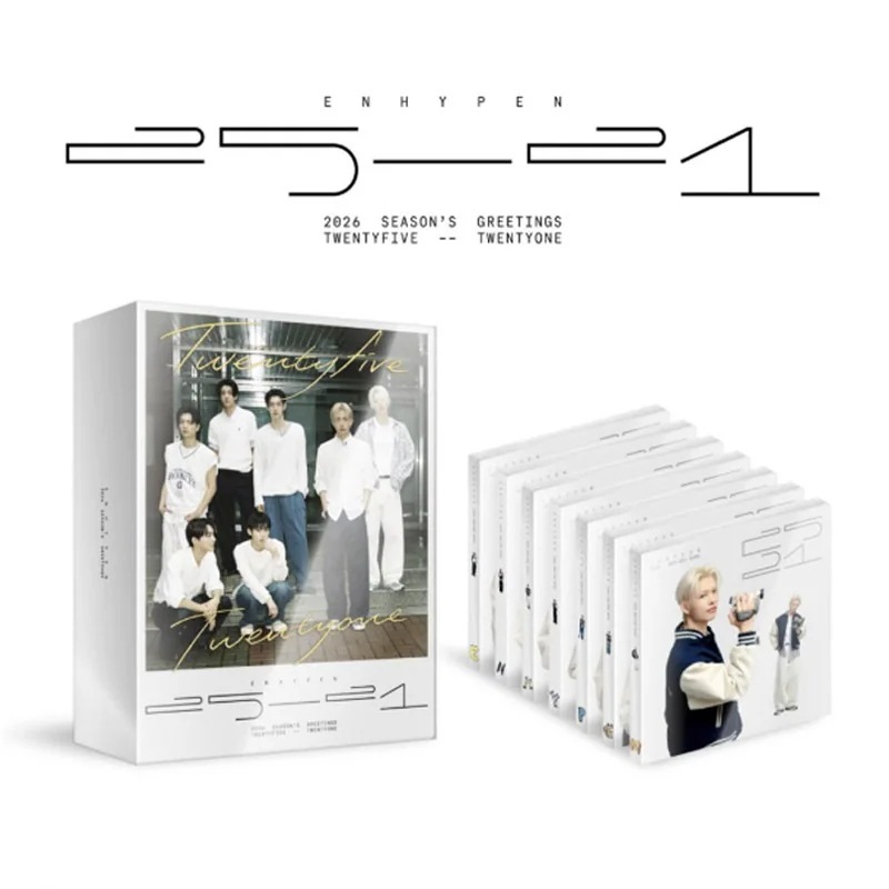 [MEGA] [2種セット] ENHYPEN 2026 SEASON’S GREETINGS + GGU GGU BOOK SET [25-21] シーグリ メンバー選択