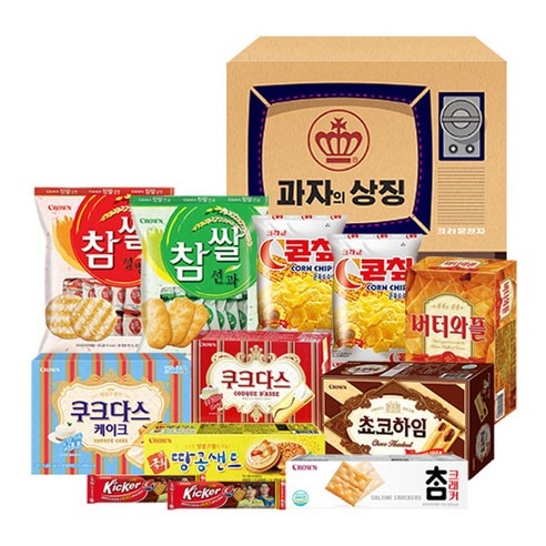 Qoo10] クラウン : 韓国お菓子 10種セット 韓国食品 お菓 : 食品