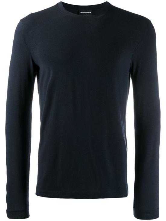 GIORGIO ARMANI Men Tunic Tops 3GST51 SJP4ZUBSG Blue