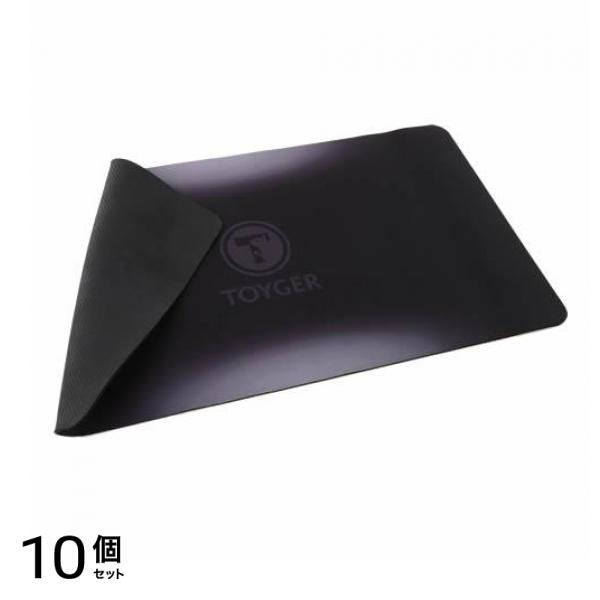 TOYGERコンパクトプレイマット(ポーチ付) TYPE1 ブラック 23cm 10個セット