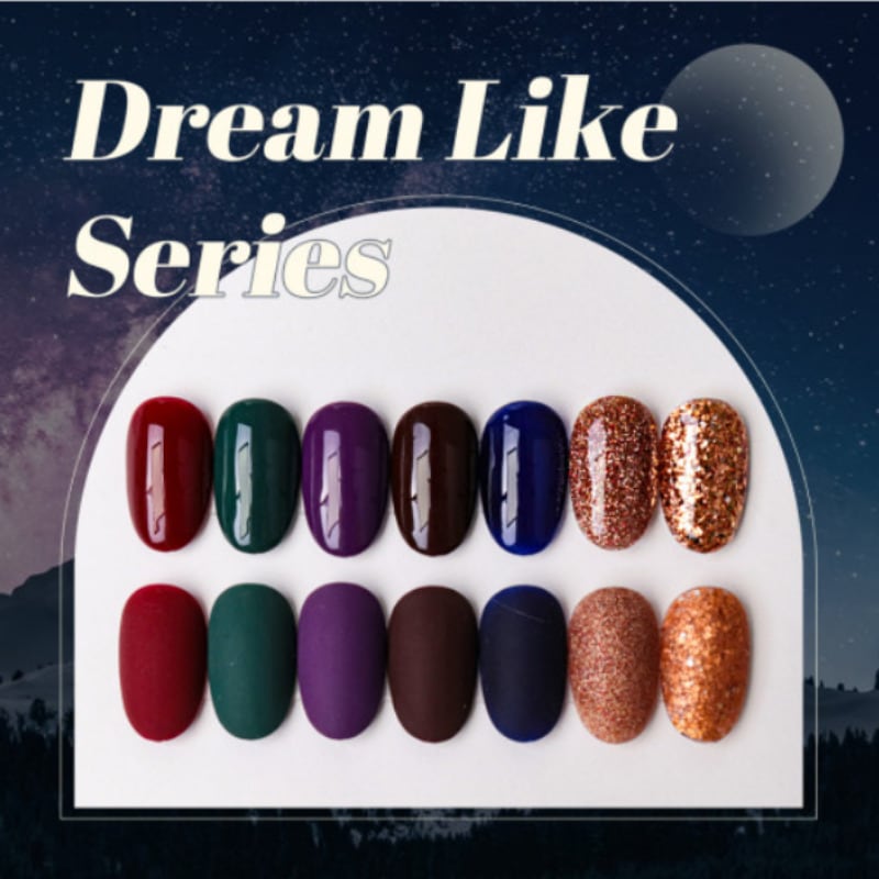 THE GEL/ Dream Like Summer Gel Set/ネイルポリッシュ/ヌードトーンカラー/グリッター/パール/マニキュア