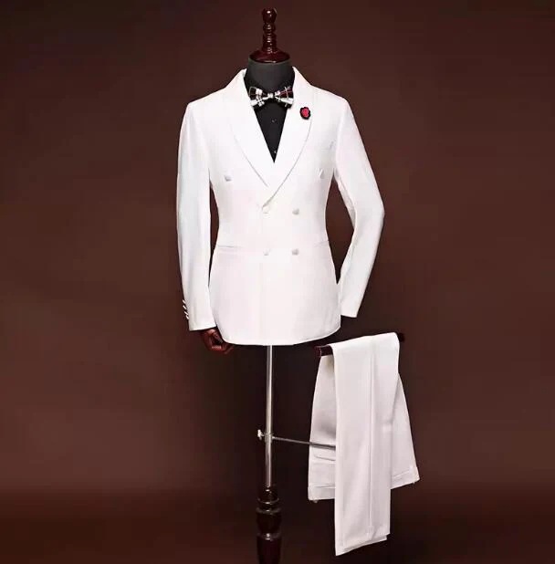 [3日出荷 最安値]最終在庫スリーピース メンズスーツ 結婚式スーツ パーディー 紳士服 ダブルスーツ スーツ メンズ 韓国風 スリムスーツ 3点セット カジュアル ビジネススーツ セットアップ ジャ