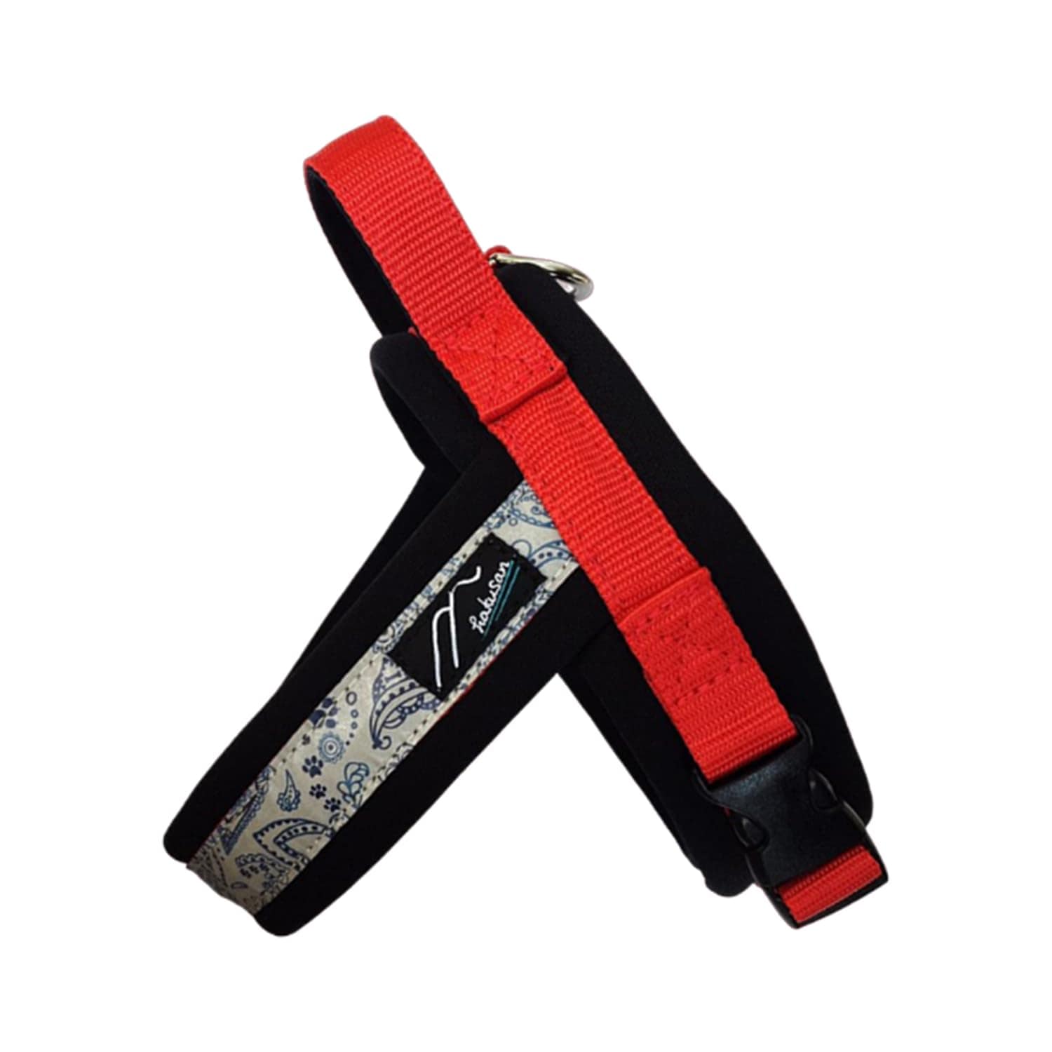 [ハクサン] オリジナルハーネス【ジャストフィットドラゴンハーネス (サイズ00, レッド×ブラック) 5,103円