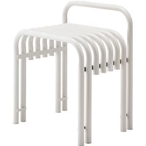 スツール ホワイト 約 W42xD32xH52xSH42cm