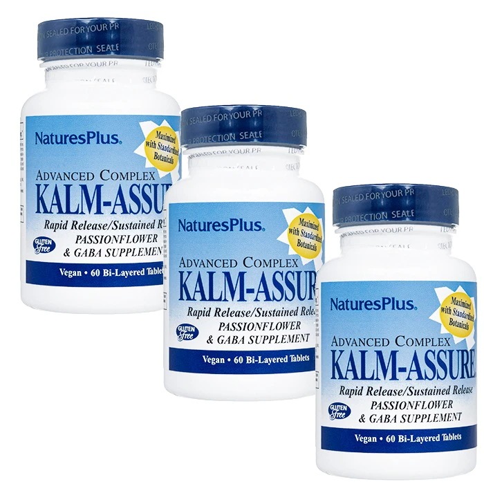カームアシュアー 60錠 3本 Kalm-Assure リラックス 海外直送 日時指定不可 国際郵便発送