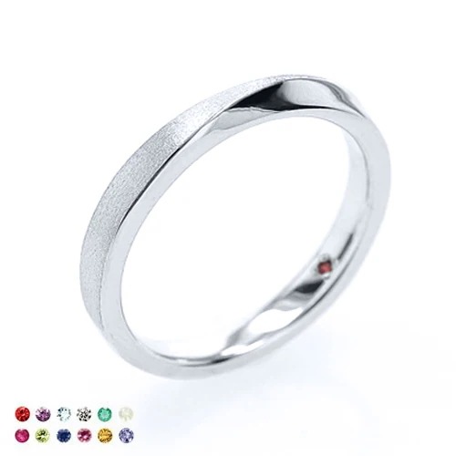 シークレットストーン エンゲージリング【名入れ無料】婚約指輪 RY ウエーブライン 指輪 シルバー925プラチナ仕上げ プラチナ仕上げ SV925 プロポーズ サプライズ 記念