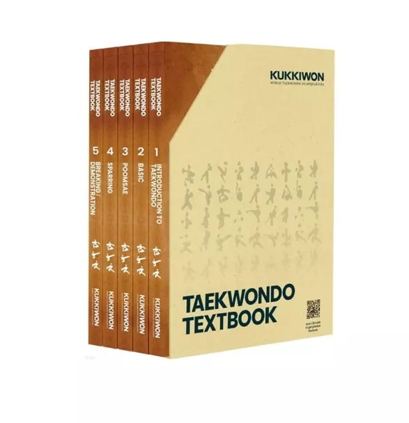 KUKKIWON Taekwondo Textbook Volume 1~ 5 Books Full Set-English Version/国技院/テコンドー教本/英語版