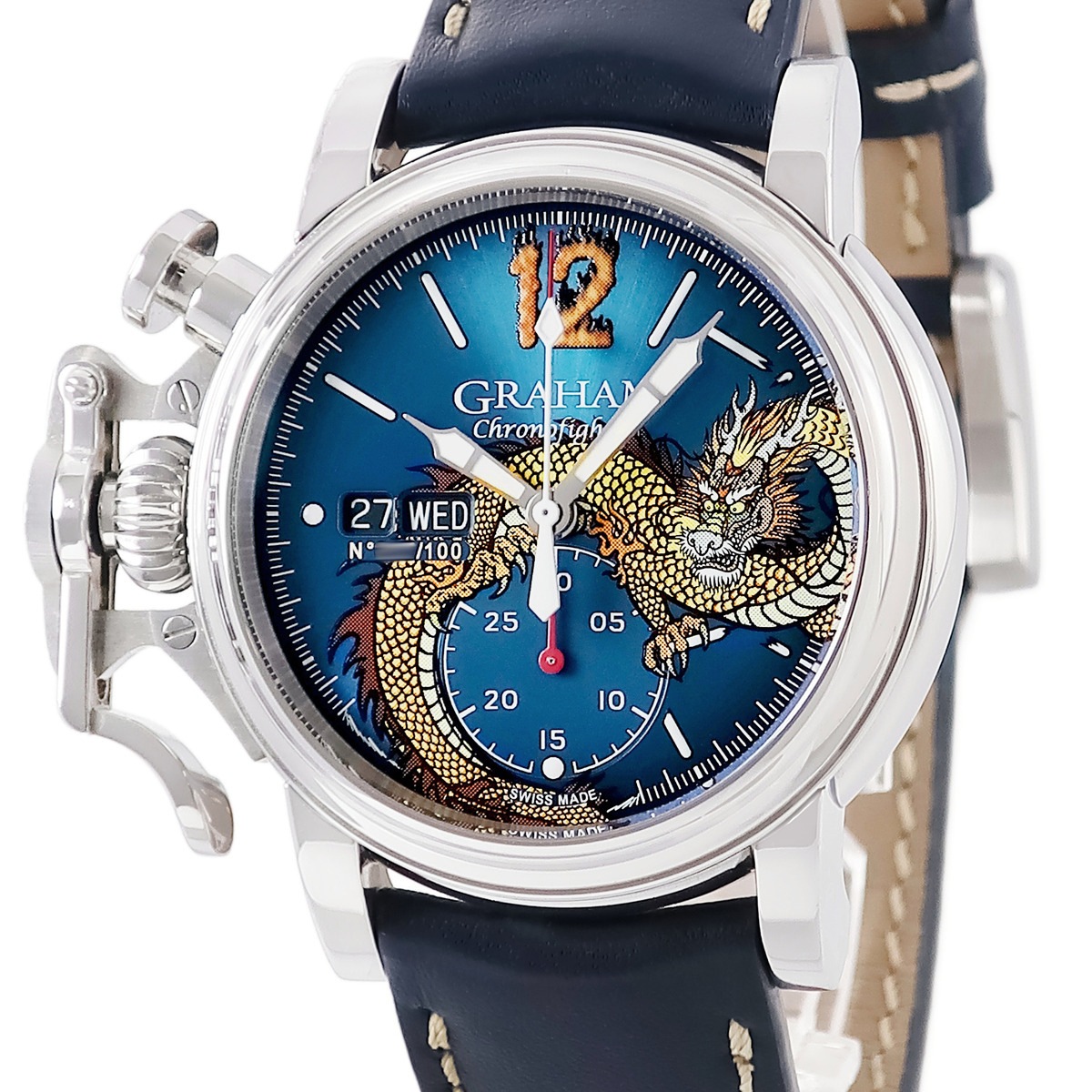 クロノファイター ヴィンテージ ノーズアート ドラゴン 2CVAS.U16A.L129S 自動巻き メンズ デイデイト 限定 3年保証