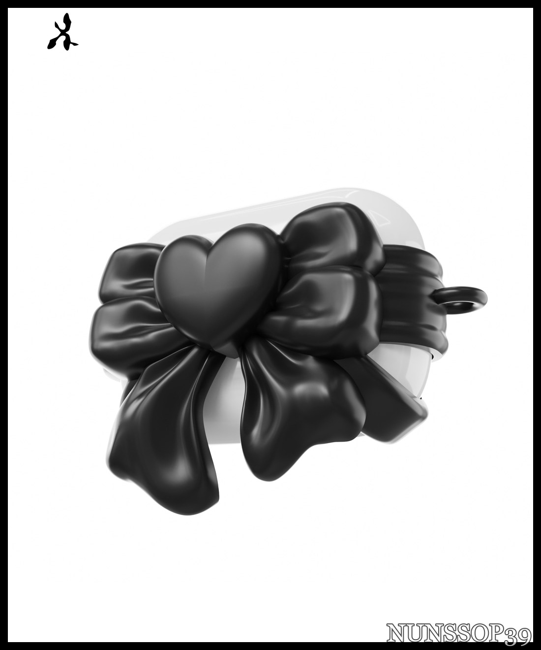 ANDAASH Airpods BOW 01 BLACK