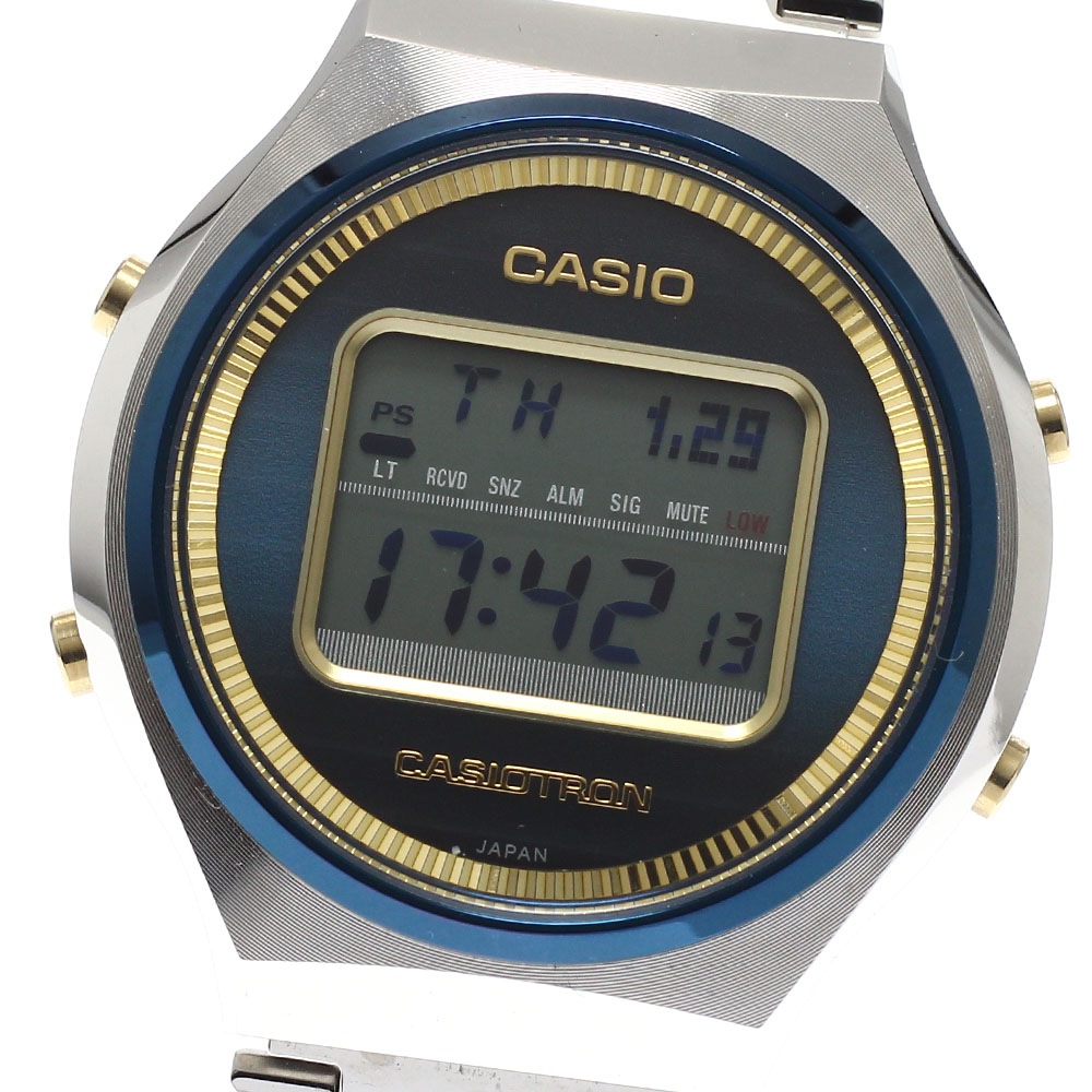 カシオ CASIO TRN-50SS-2AJR カシオトロン Bluetooth搭載 50周年記念モデル ソーラー電波 メンズ 箱・保証書付き_941322【中古】