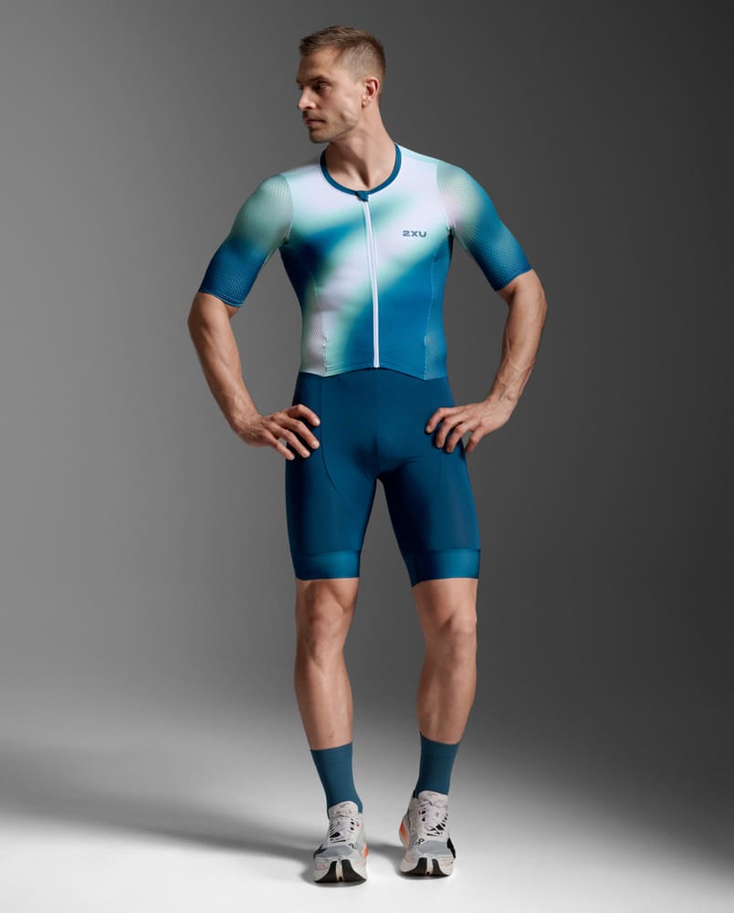 2XU MT7394D-JLM-MAJ-L メンズ トライアスロン用ウェットスーツ Aero Hex Sleeve Jlm-maj L MT7394DJLMMAJL