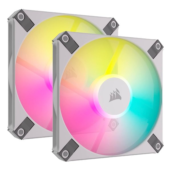 AF120 RGB SLIM WHITE Dual Pack with Lighting Nod 2個入 ホワイト CO-9050165-WW