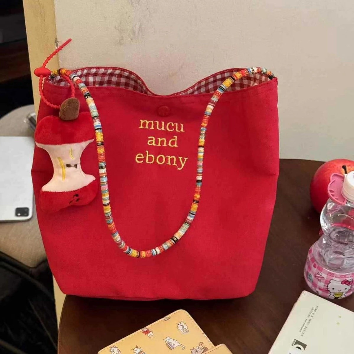 【20点セット】【送料無料】赤いチェックのリュック大容量携帯韓系気だるい通勤外出手提げワンショルダートートバッグ