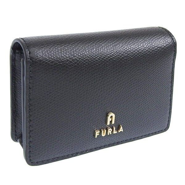 フルラ 小物 レディース カードケース レザー ブラック FURLA CAMELIA BUSINESS CARD CASE WP00306ARE000O6000 FURLA