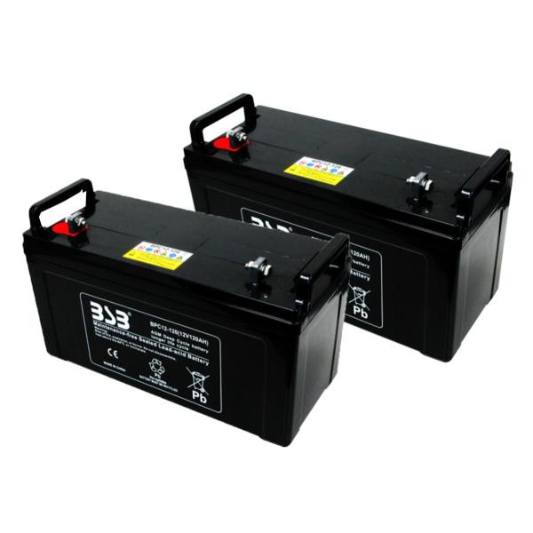 G&Yu [ジーアンドユー] バッテリー BPC12-120 （お得な２個セット）　　 完全密閉型ディープサイクル用