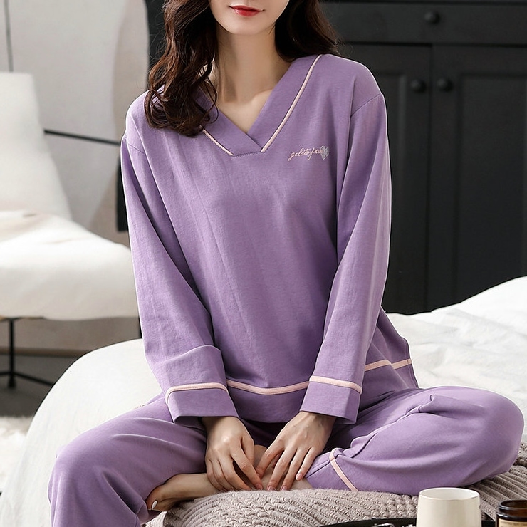 ルームウェア パジャマ スウェット 部屋着 寝巻き ナイトウェア 伸縮性 2点セット シンプル カジュアル おしゃれ お洒落 ラフ ラブリー キュート ガーリー 春 夏 秋 冬 オールシーズン