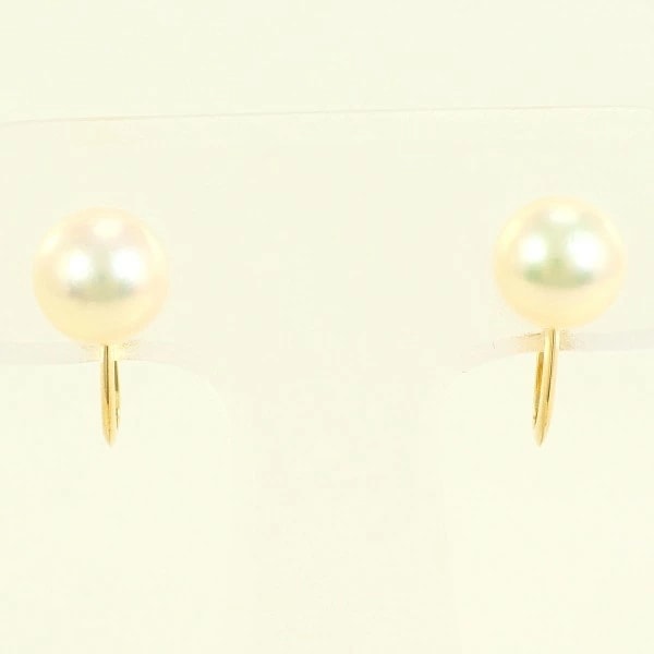 K18 18金 YG イエローゴールド イヤリング パール (真珠) ジュエリー 中古