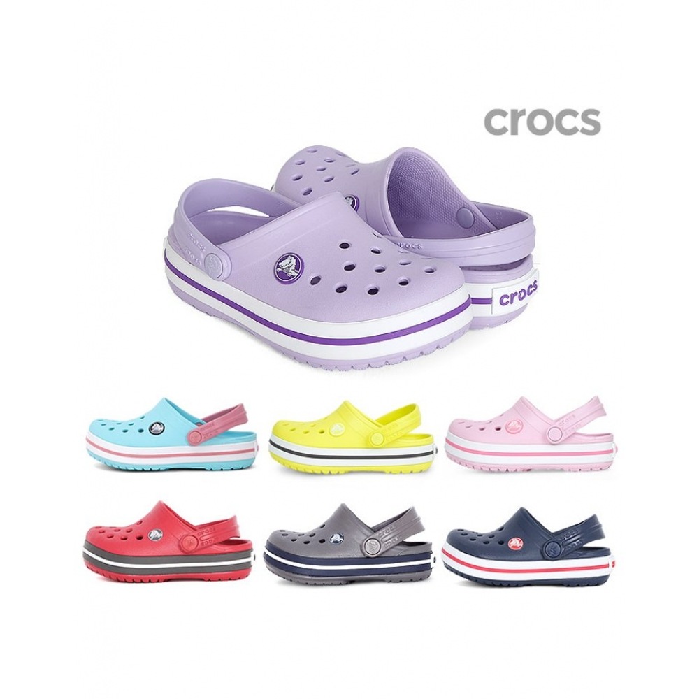 クロックスクロコバンドキッズ 10種類キッズサンダル 207006-4S3