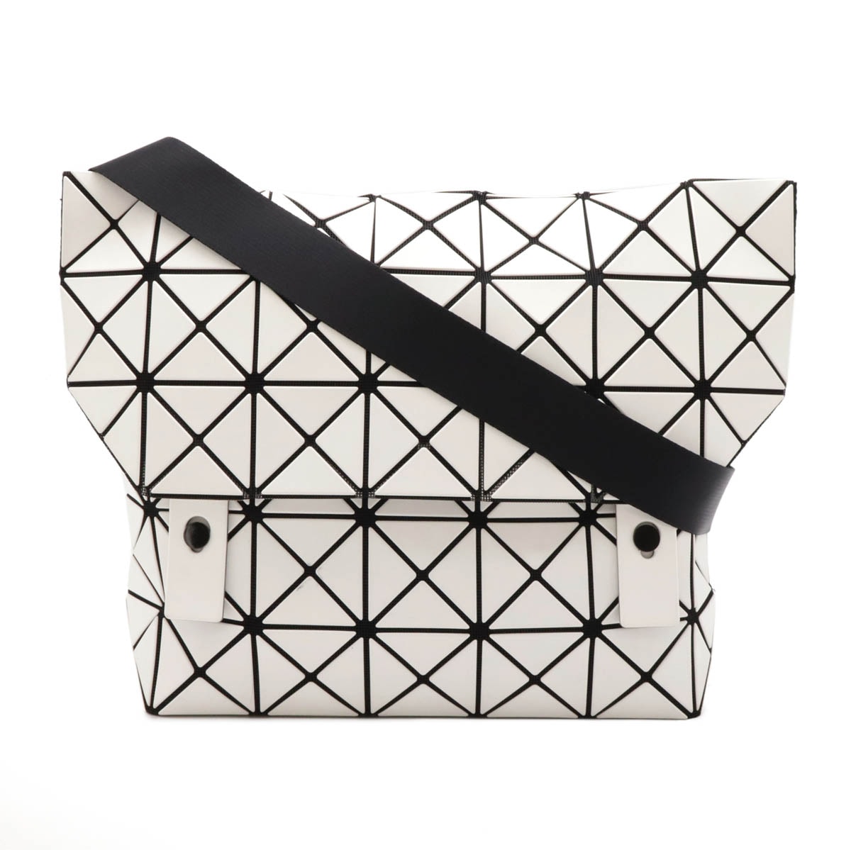 BAOBAO バオバオ ショルダーバッグ メッセンジャーバッグ PVC ホワイト 白 BB55-AG083