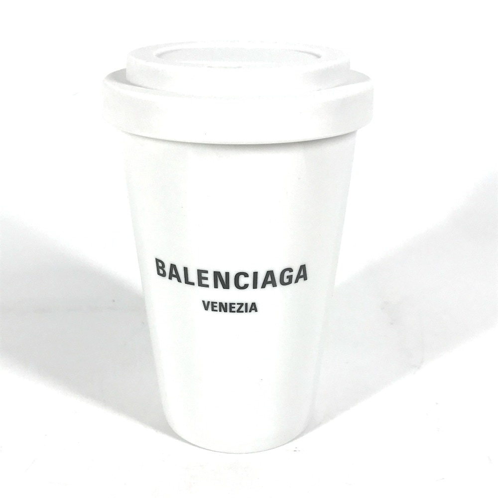 タンブラー 666275 ロゴ VENEZIA ベネチア コップ カップ 蓋付き 食器 インテリア 陶器 ホワイト