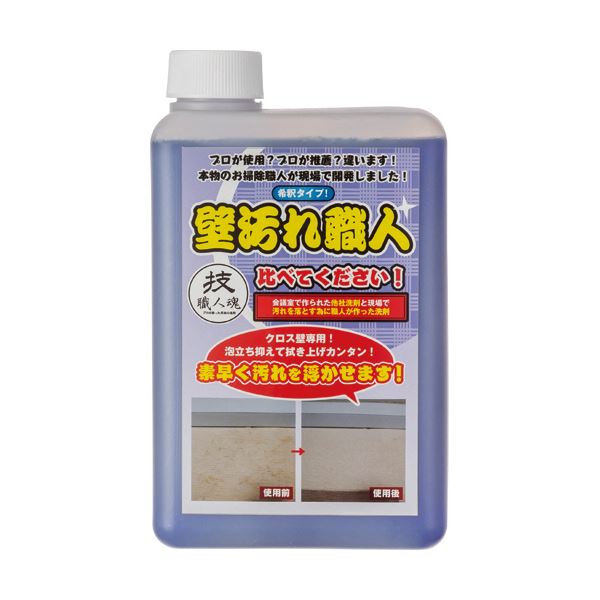 （まとめ） 允/セサミ技職人魂 壁汚れ職人 つめかえ用 1000mL 1本 [x3セット]