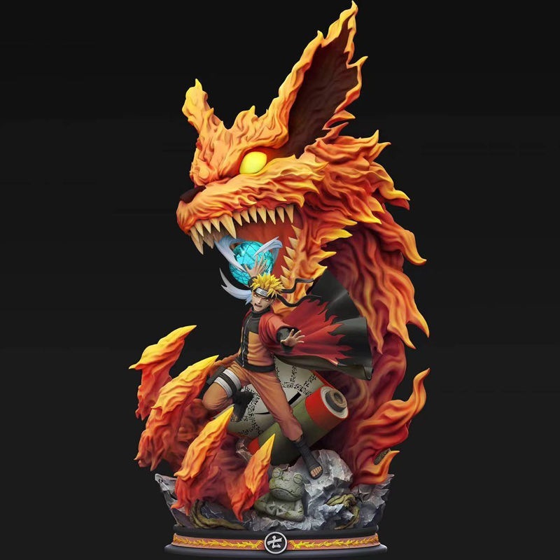 火影忍者フィギュア九尾仙人ナルト须佐イタチ须佐助死门凱テーブル置物ブラインドケースモデル