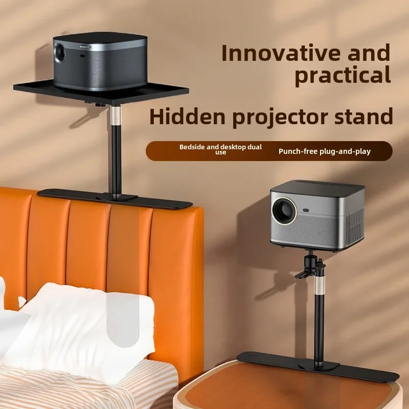 調整可能な多機能プロジェクタースタンドパンチなしのデスクトップワイヤレス電話ホルダープラグインソファemin z6xナットトレイ - 509