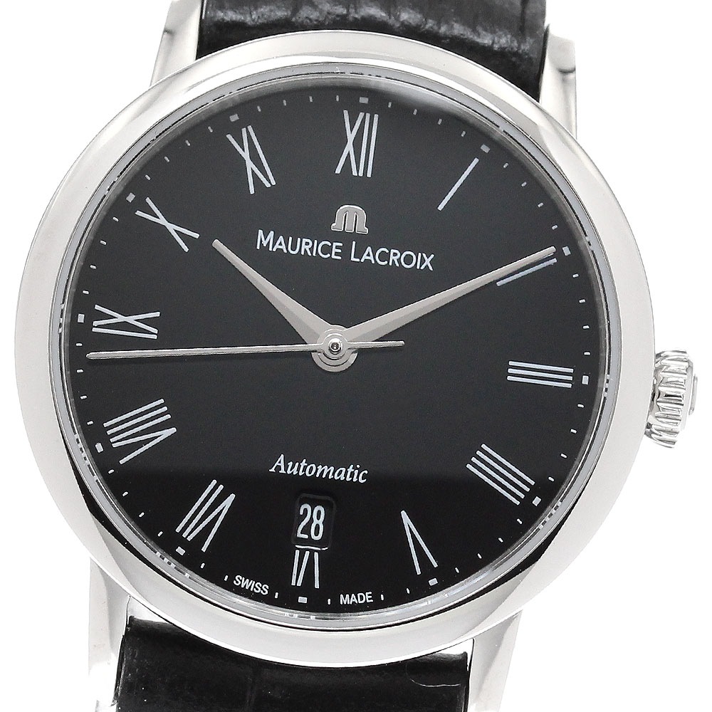 モーリスラクロア MAURICE LACROIX LC6063-SS001-310 レ・クラシック デイト 自動巻き レディース 極美品 _935342【中古】