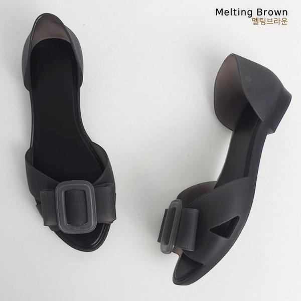 女性リボン飾りゼリーサンダル ジェリーシューズ R02 4,155円