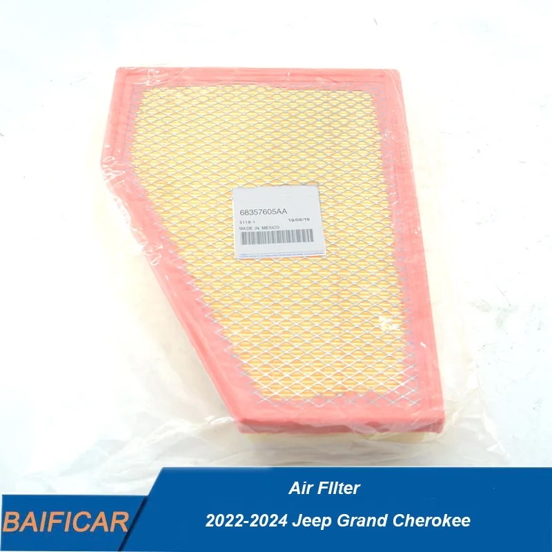 バイフィカー 純正 エアフィルター 68357605AA 2022-2024 年式 ジープ グランドチェロキー 専用 輸入品