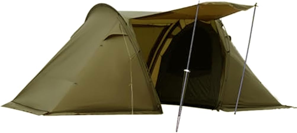 ツーポールトンネルテント 簡単設営 40dナイロン 軽量 PU3000 インナーテント付き 1－2人用