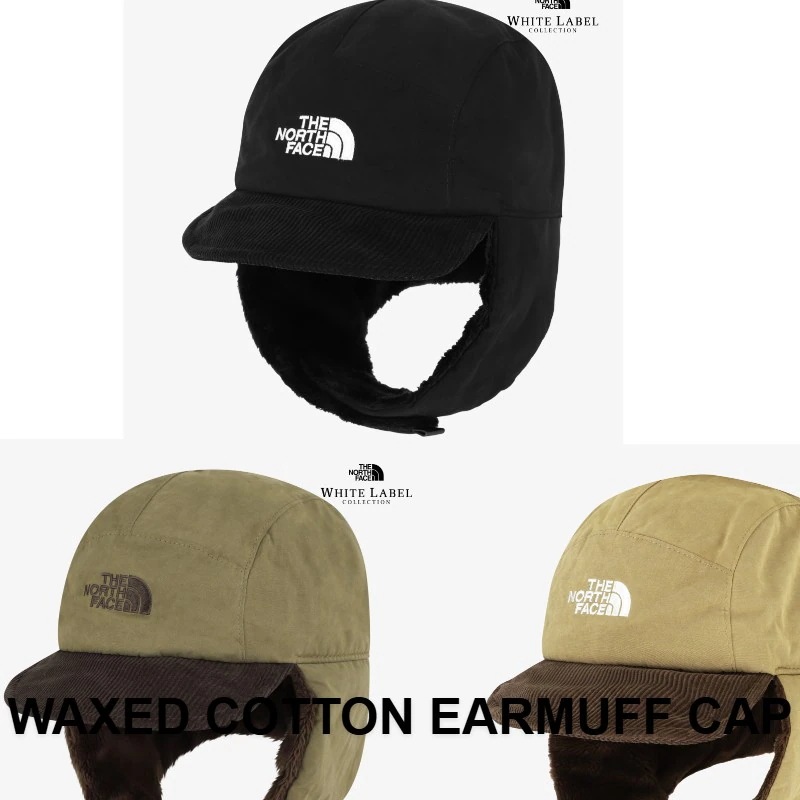韓国正規品保証 関税負担なしNE3CR58J WAXWD COTTON EARMUFF CAPデイリー 基本 着装 男子 女子 人気 韓国 ファッション 男女共用 アウトドア