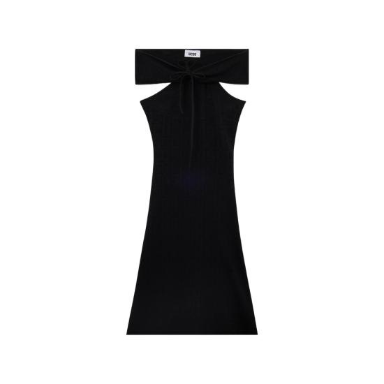 GCDS Women Dresses C1WBQB027J044 BLACK