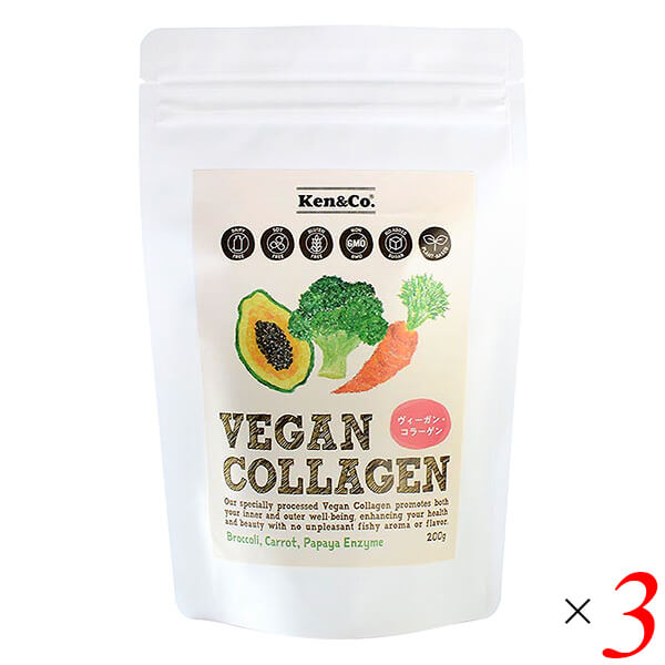 プレマ VEGAN COLLAGEN ヴィーガン コラーゲン 200g 3個セット
