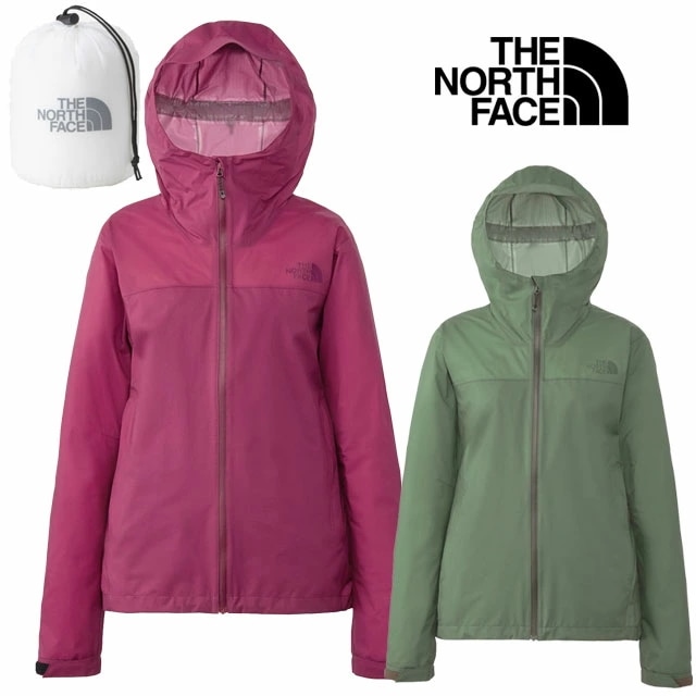 ザ・ノース・フェイス アウター レディース NPW12306 ベンチャージャケット トップス 上着 アウトドア キャンプ フェス ハイキング 山登り 登山 防水加工 持ち運び コンパクト 軽量 紫 緑