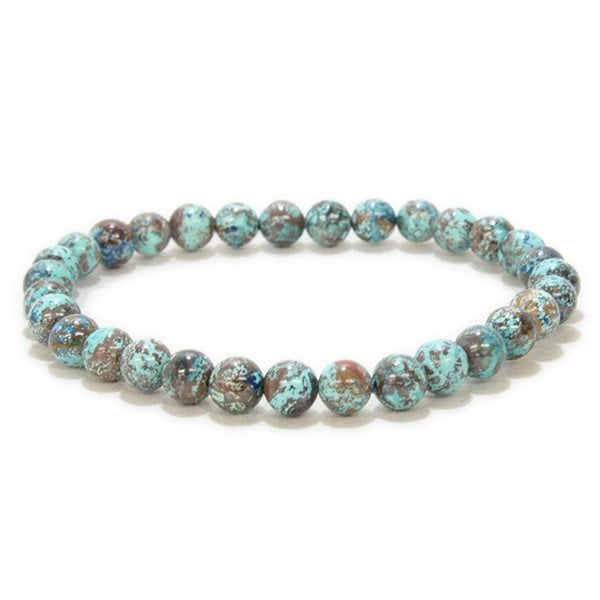 クリソコラ 8mm /1点もの ブレスレット/ 天然石 パワーストーン