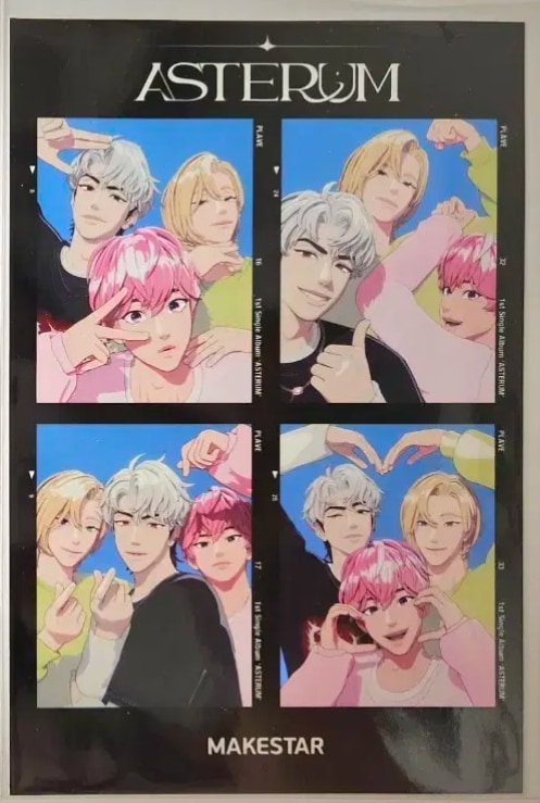 PLAVE ASTERUM MAKESTAR PHOTOMATIC 特典 トレカ バンビ + ウンホ + ノア 4cut Photocard