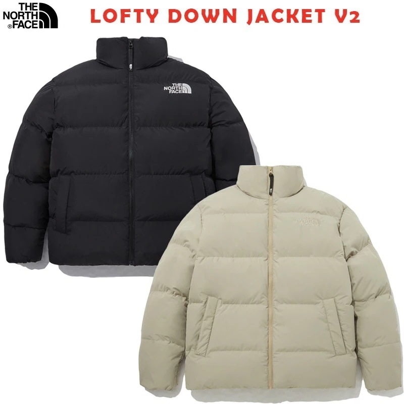 韓国正規品保証 関税負担なし NJ1DP63A LOFTY DOWN JACKET V2デイリー 基本 着装 男子 女子 人気 韓国 ファッション 男女共用 アウトドア