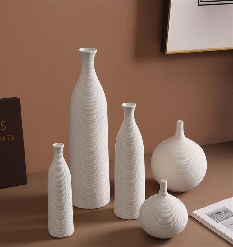 早い者勝ち クリエイティビティ 陶製花瓶 シンプル リビング デコレーション フラワーアレンジメント