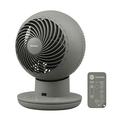 アイリスオーヤマ サーキュレーター 静音 首振り リモコン付き タイマー機能付き ~14畳 P サーキュレーター 扇風機 静音 18畳 首振り 冷房 部屋干し
